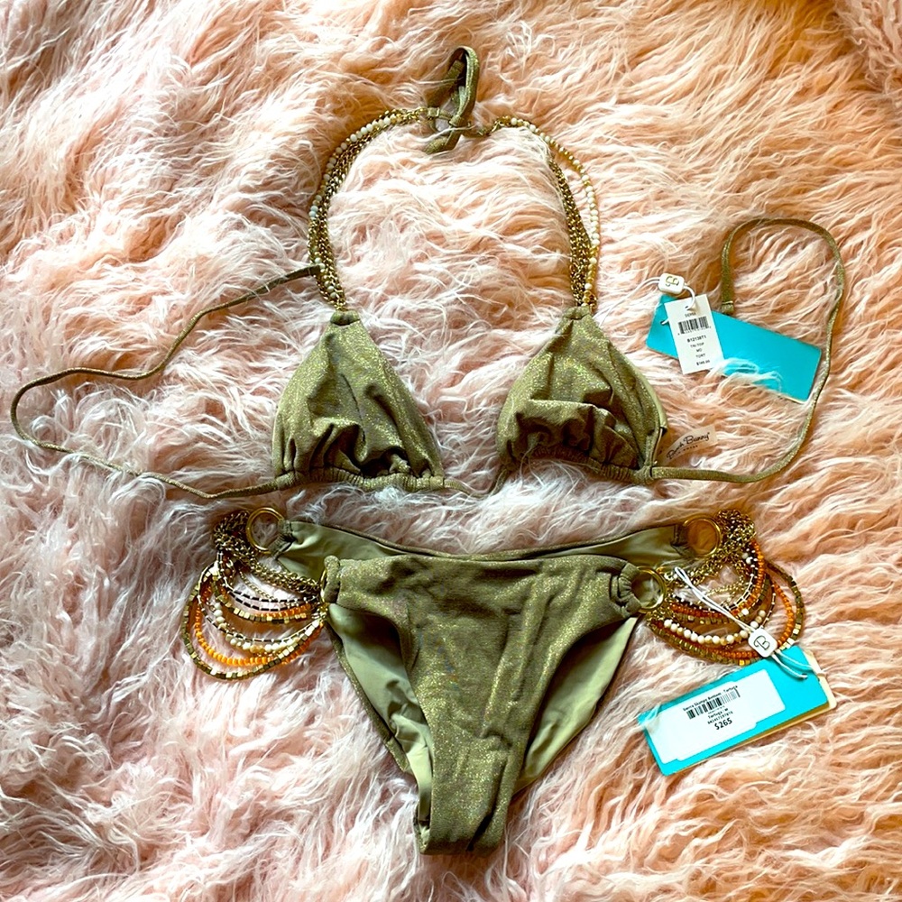 Beach Bunny Sierra NWT Bikini Tortuga Medium